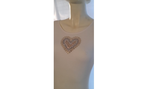 t-shirt viscosa con 